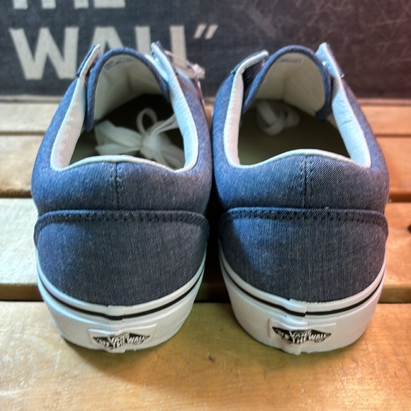 Vans Men's Old Skool (C&L) Chambray Blue - Picture 6 of 8